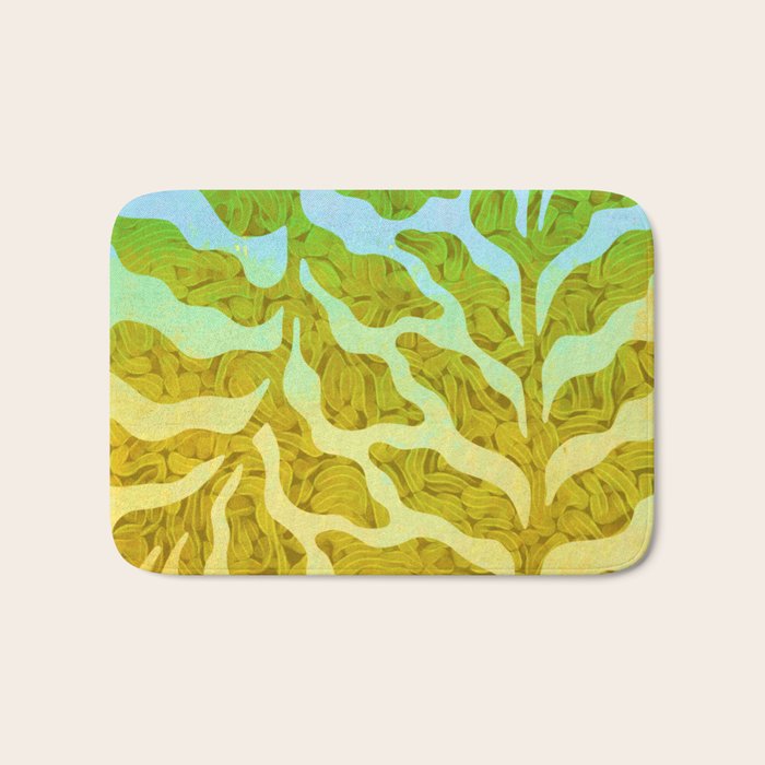 Abstract Tropical Botanical Dream Bath Mat Gallery Image 1