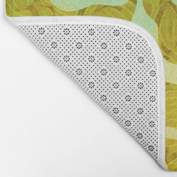 Abstract Tropical Botanical Dream Bath Mat Gallery Image 2