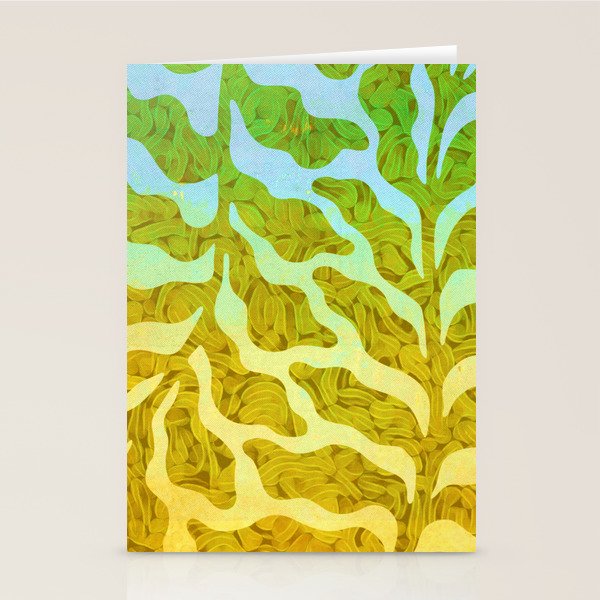 Abstract Tropical Botanical Dream Stationery Card Gallery Image 1