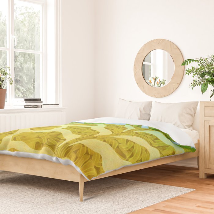 Abstract Tropical Botanical Dream Duvet Cover Gallery Image 2
