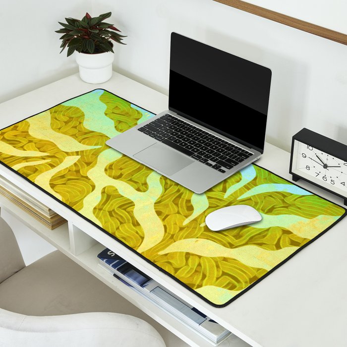 Abstract Tropical Botanical Dream Desk Mat Gallery Image 2