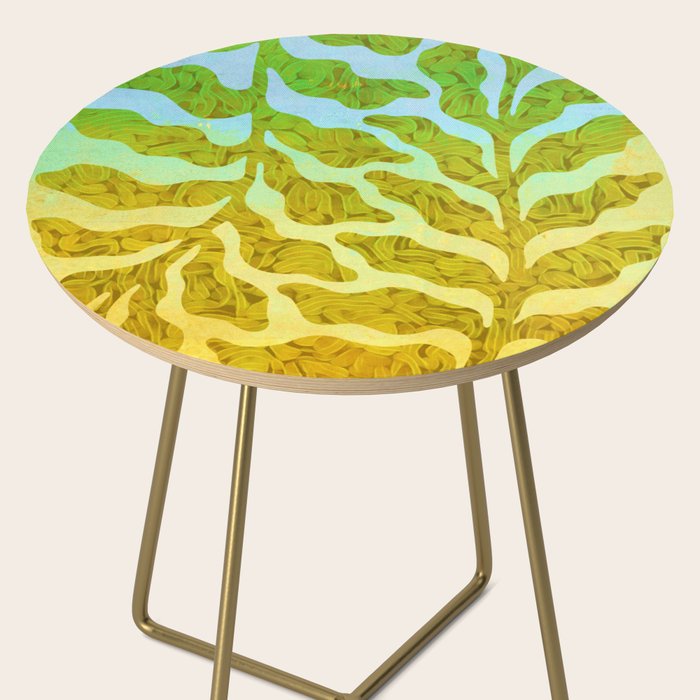 Abstract Tropical Botanical Dream Side Table Gallery Image 2