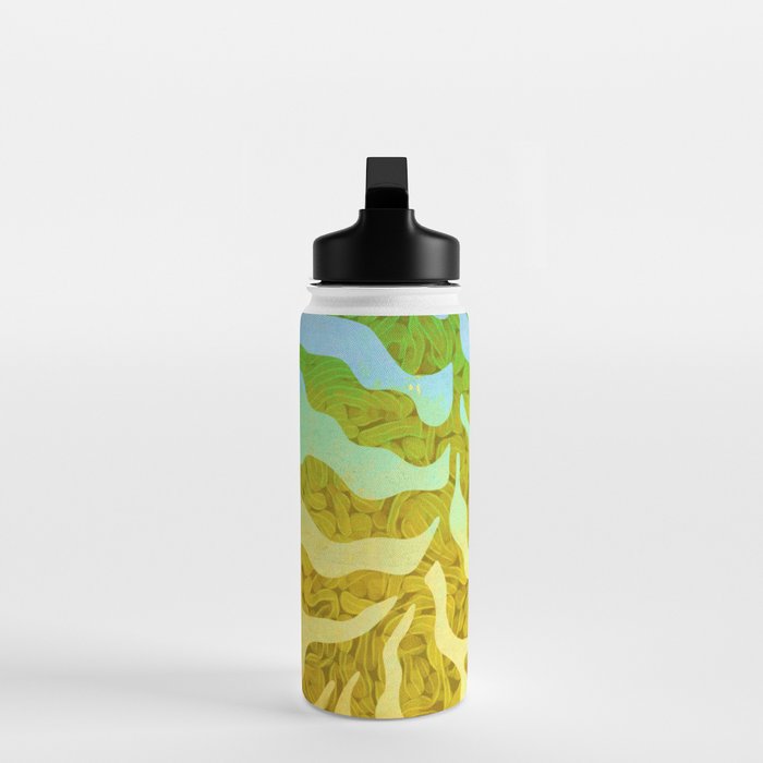 Abstract Tropical Botanical Dream Water Bottle Gallery Image 3