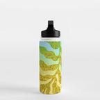 Abstract Tropical Botanical Dream Water Bottle Gallery Image 3