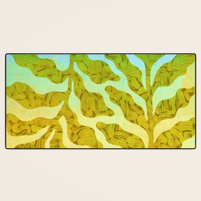 Abstract Tropical Botanical Dream Desk Mat Gallery Image 3