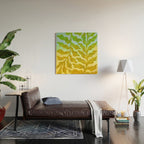 Abstract Tropical Botanical Dream Wood Wall Art Gallery Image 2