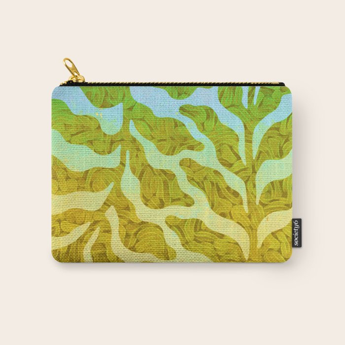 Abstract Tropical Botanical Dream Carry All Pouch Gallery Image 1