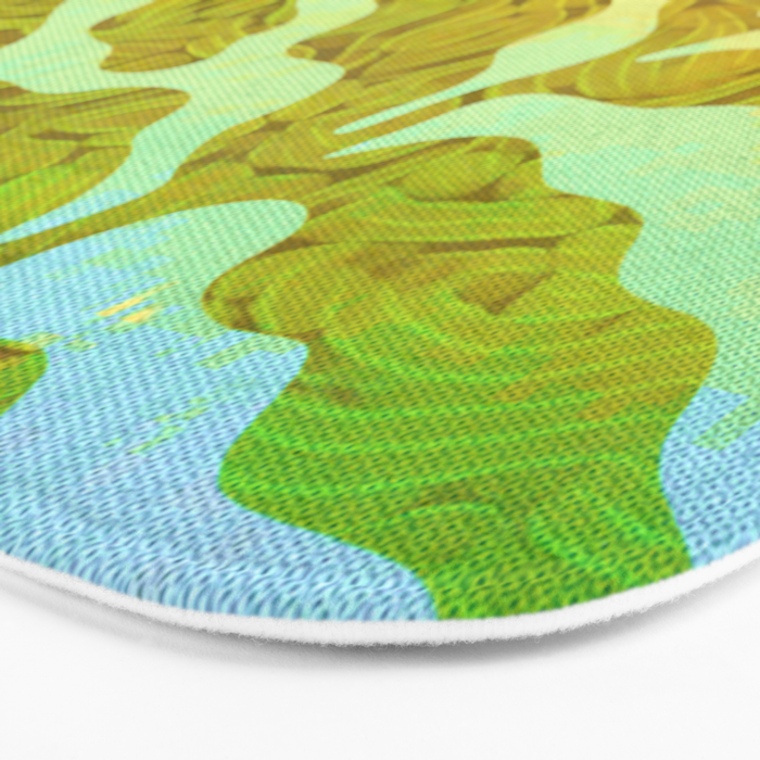 Abstract Tropical Botanical Dream Bath Mat Gallery Image 3