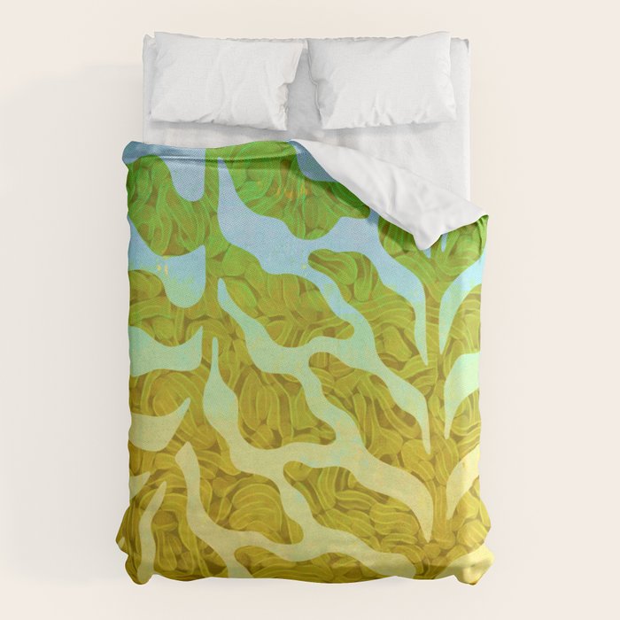Abstract Tropical Botanical Dream Duvet Cover Gallery Image 1