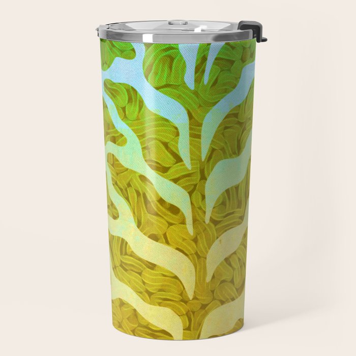 Abstract Tropical Botanical Dream Travel Mug Gallery Image 2
