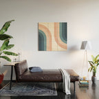 70s Rainbow Wood Wall Art Gallery Image 2