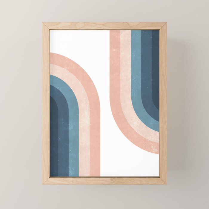 70s Rainbow Mini Art Print Gallery Image 1