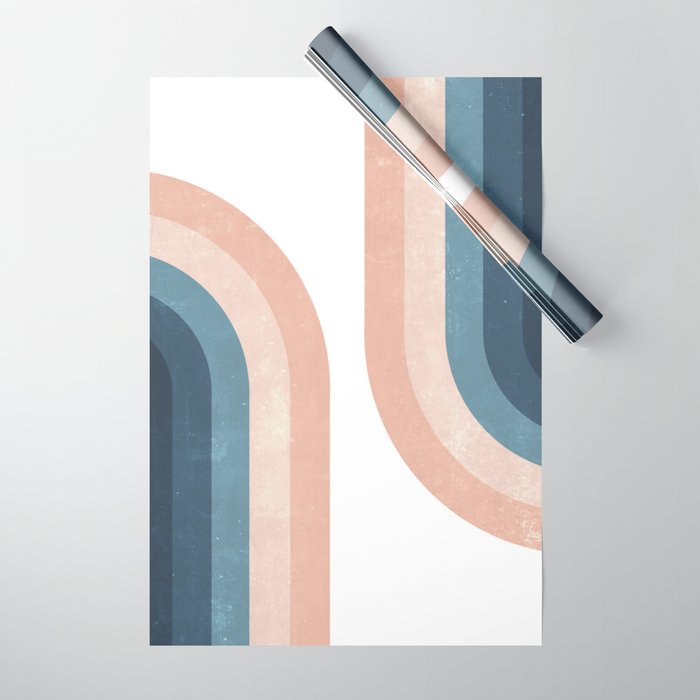 70s Rainbow Wrapping Paper Gallery Image 1