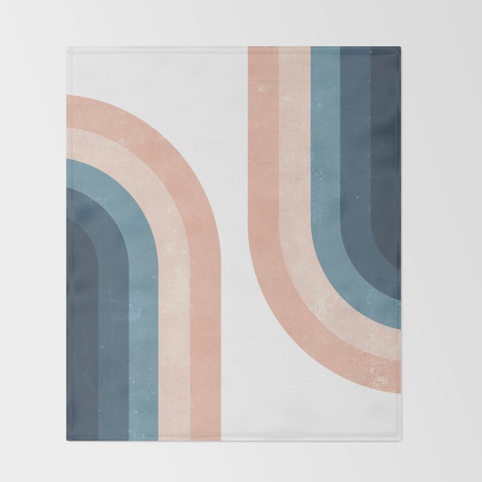 70s Rainbow Throw Blanket Gallery Image 2