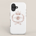 Queen Bee in Rose Gold Pink iPhone Case Gallery Image 1