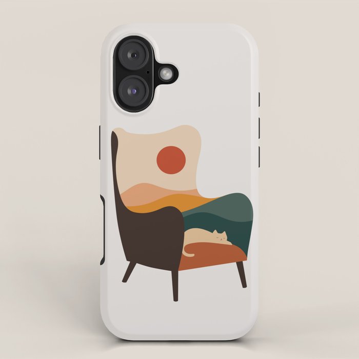 Cat Landscape 75 iPhone Case Gallery Image 1