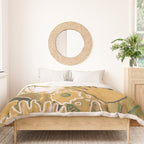 Magic Wildflowers / Yellow & Green Duvet Cover Gallery Image 3