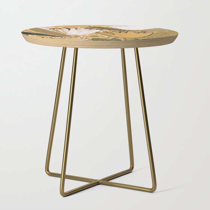 Magic Wildflowers / Yellow & Green Side Table Gallery Image 1