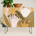 Magic Wildflowers / Yellow & Green Credenza Gallery Image 1
