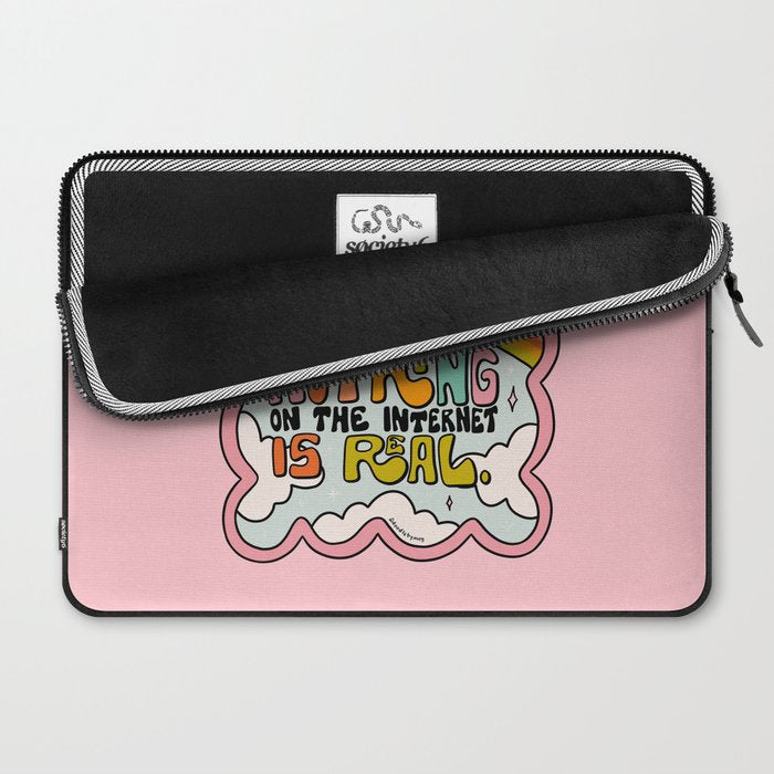 Nothing on the Internet is Real Laptop Sleeve Gallery Image 2