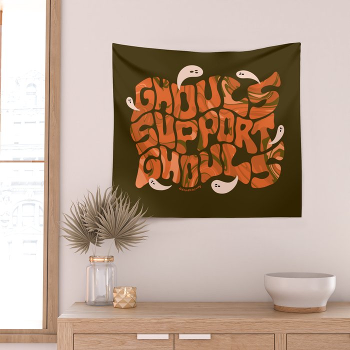 Ghouls Support Ghouls Wall Tapestry Gallery Image 2