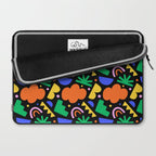 Creative colorful organic shape art pattern Laptop Sleeve Gallery Image 2