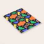 Creative colorful organic shape art pattern Notebook Gallery Image 3