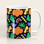 Creative colorful organic shape art pattern Coffee Mug Gallery Image 1