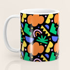 Creative colorful organic shape art pattern Coffee Mug Gallery Image 3