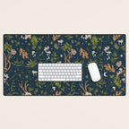 Whimsical Woodland Night Desk Mat Gallery Image 1