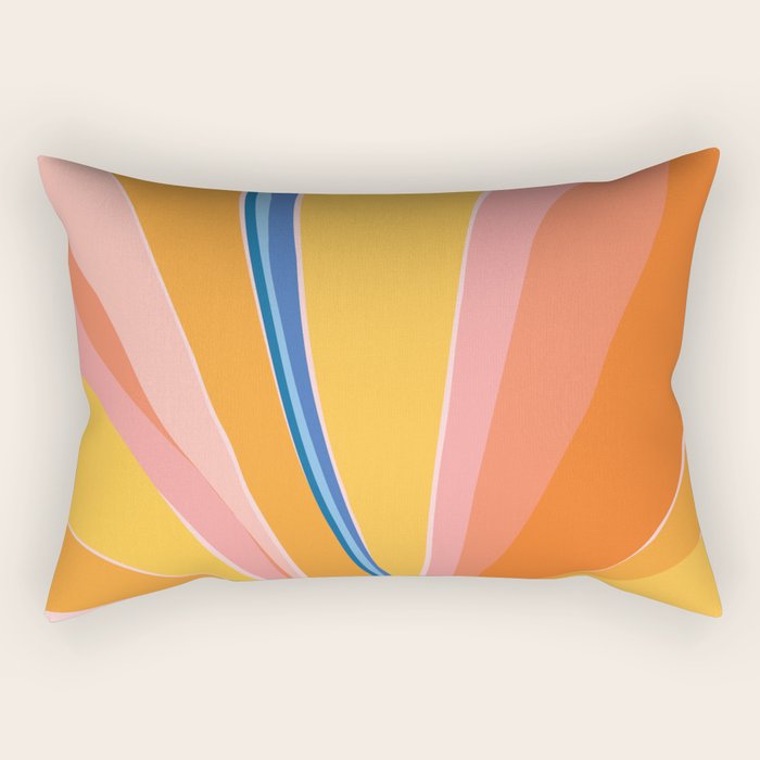 Bloom Abstract Floral Rectangular Pillow Gallery Image 2