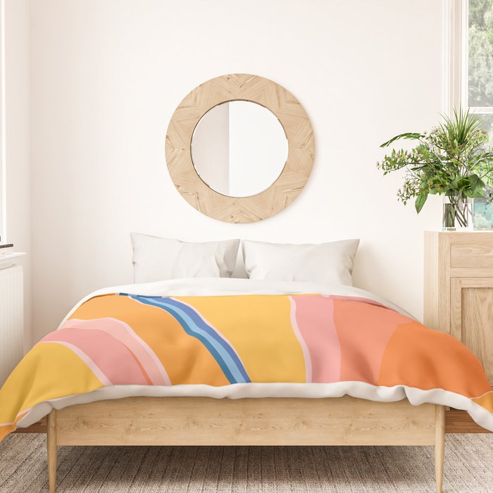 Bloom Abstract Floral Duvet Cover Gallery Image 3