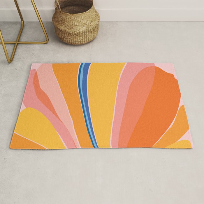 Bloom Abstract Floral Rug Gallery Image 1