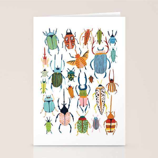 Woodland Beetles Stationery Card Gallery Image 2