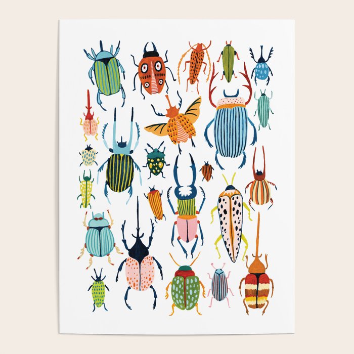 Woodland Beetles Poster Gallery Image 4