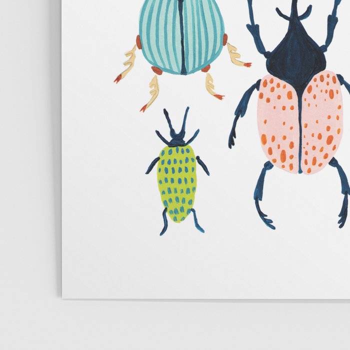 Woodland Beetles Poster Gallery Image 3