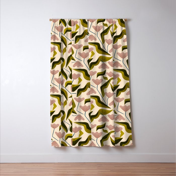 Funky Tulips Window Curtain Gallery Image 3