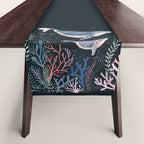 Whales and Coral Table Runner Gallery Image 1