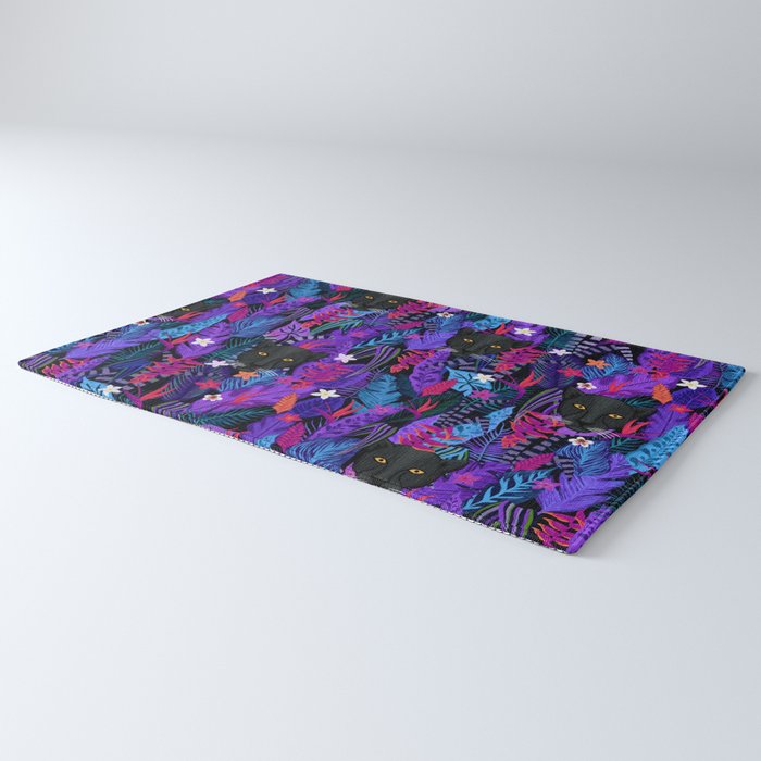 Black Panther Pattern #panther #blackpanther Rug Gallery Image 3