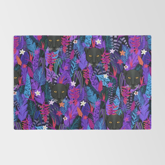 Black Panther Pattern #panther #blackpanther Rug Gallery Image 2