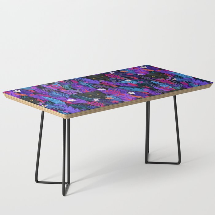 Black Panther Pattern #panther #blackpanther Coffee Table Gallery Image 1