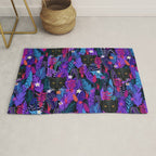 Black Panther Pattern #panther #blackpanther Rug Gallery Image 1