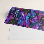 Black Panther Pattern #panther #blackpanther Wrapping Paper Gallery Image 2