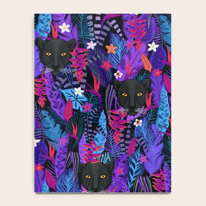 Black Panther Pattern #panther #blackpanther Notebook Gallery Image 4