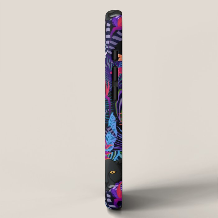 Black Panther Pattern #panther #blackpanther iPhone Case Gallery Image 2