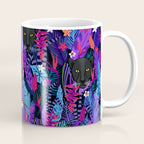 Black Panther Pattern #panther #blackpanther Coffee Mug Gallery Image 1