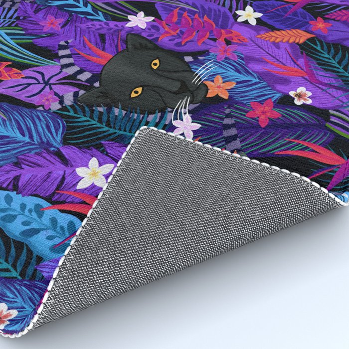 Black Panther Pattern #panther #blackpanther Rug Gallery Image 4
