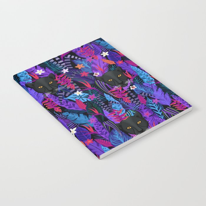 Black Panther Pattern #panther #blackpanther Notebook Gallery Image 2