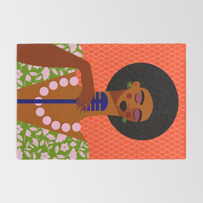 Jazz Art - A Soulful Serenade Rug Gallery Image 2