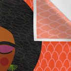 Jazz Art - A Soulful Serenade Wall Tapestry Gallery Image 3